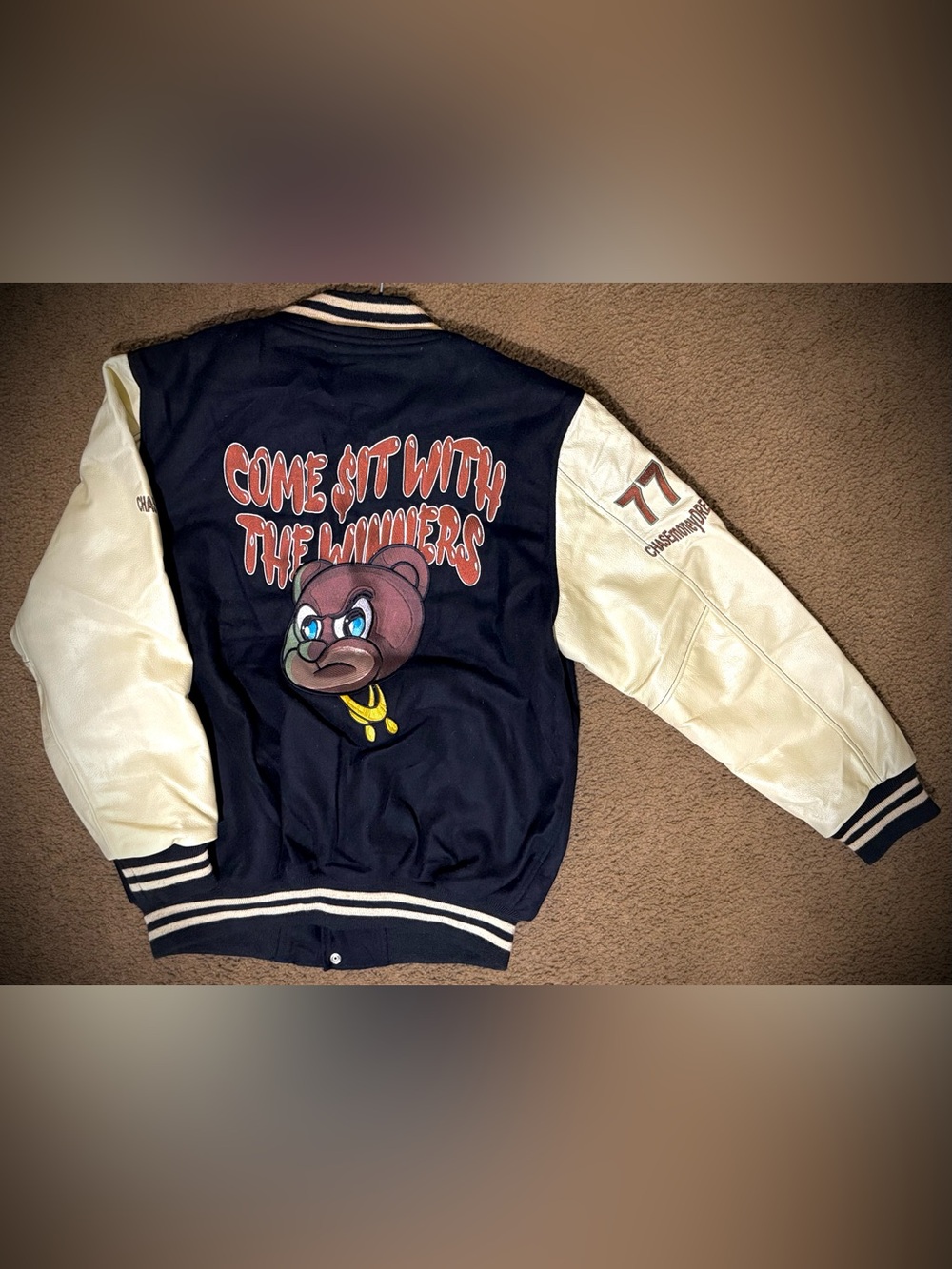 🏆THE WINNING TEAM🏆 couture apparel Varsity Jacket Night Vision Edition